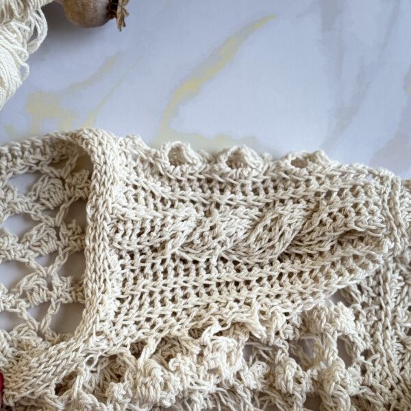 Guia de tejido Blusa Zinnia